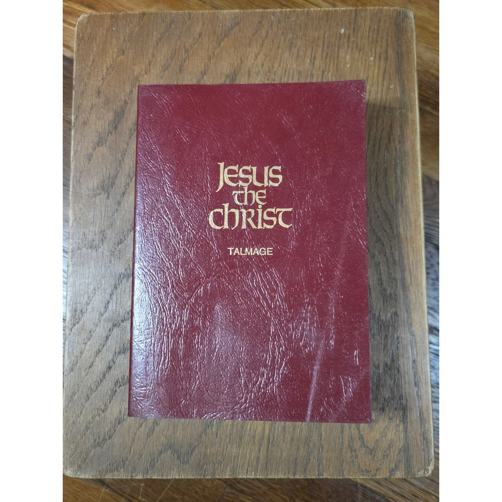 Jesus the Christ James E Talmage 1981 LDS Missionary Edition Burgundy Book